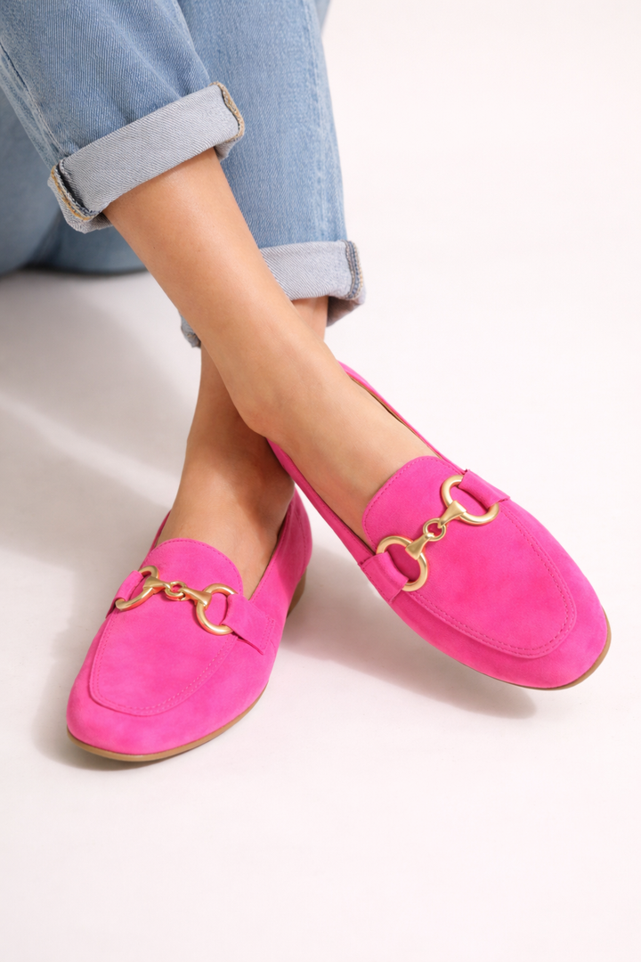 Mocassins pour femmes à semelle plate classique et détails métalliques - Elira