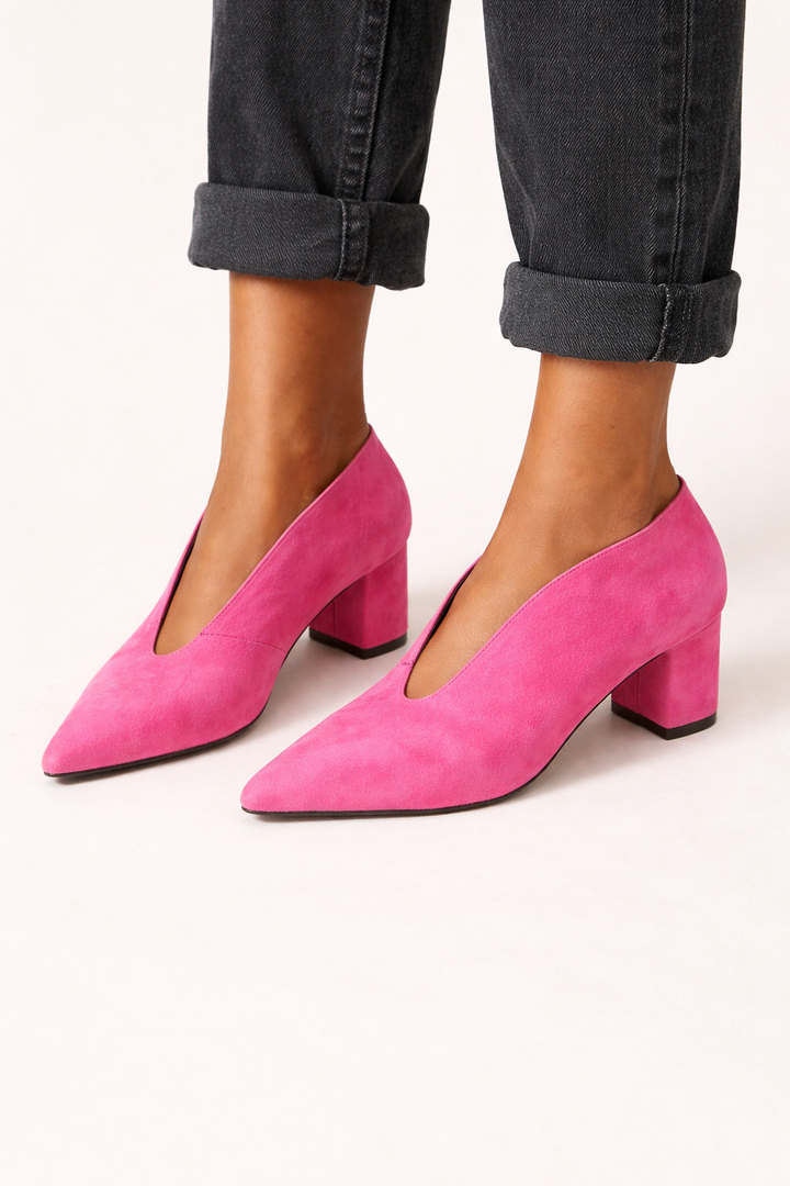 Chaussures à bout fermé et à talon moyennement large pour femmes - Virela