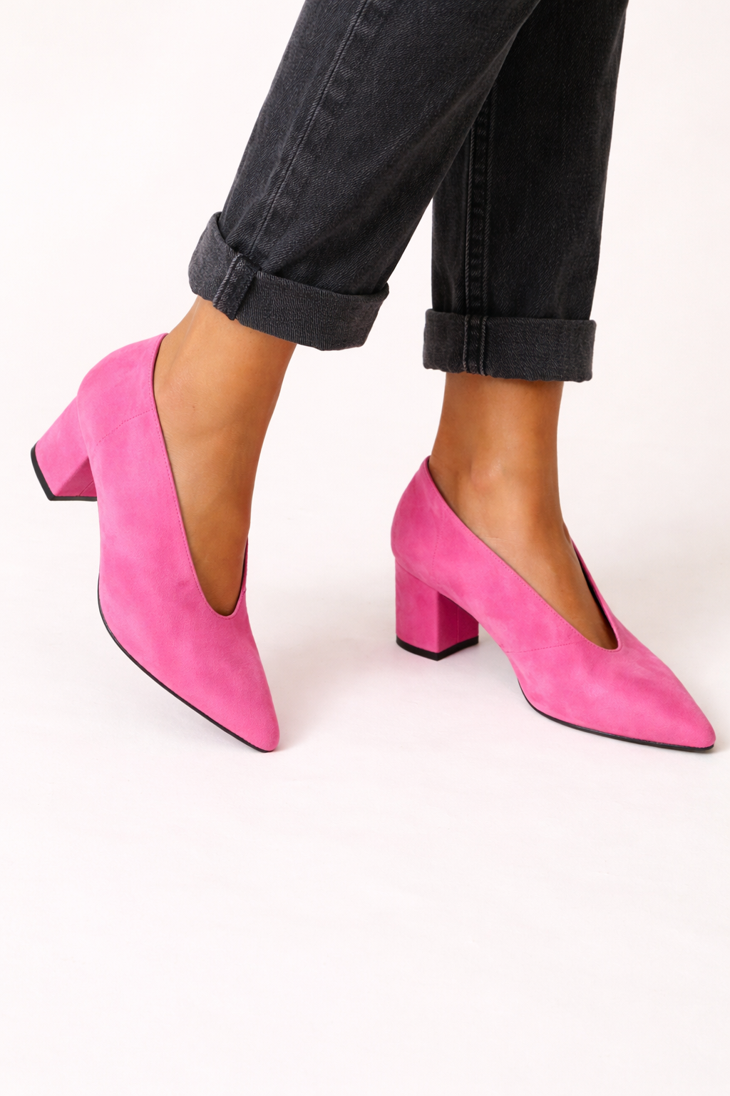 Chaussures à bout fermé et à talon moyennement large pour femmes - Virela