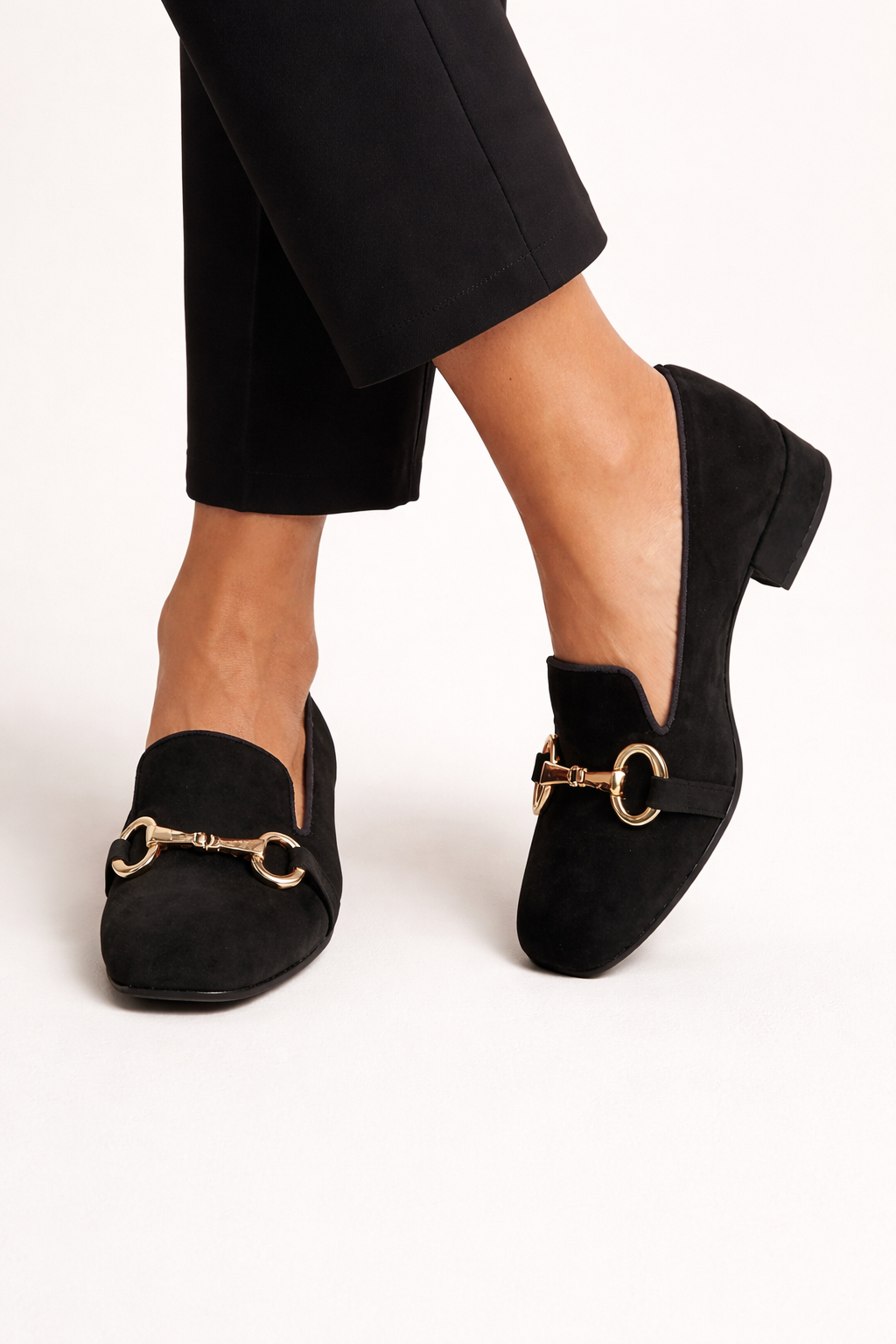 Mocassins pour femmes, plats, fermés, métallisés - Noreva