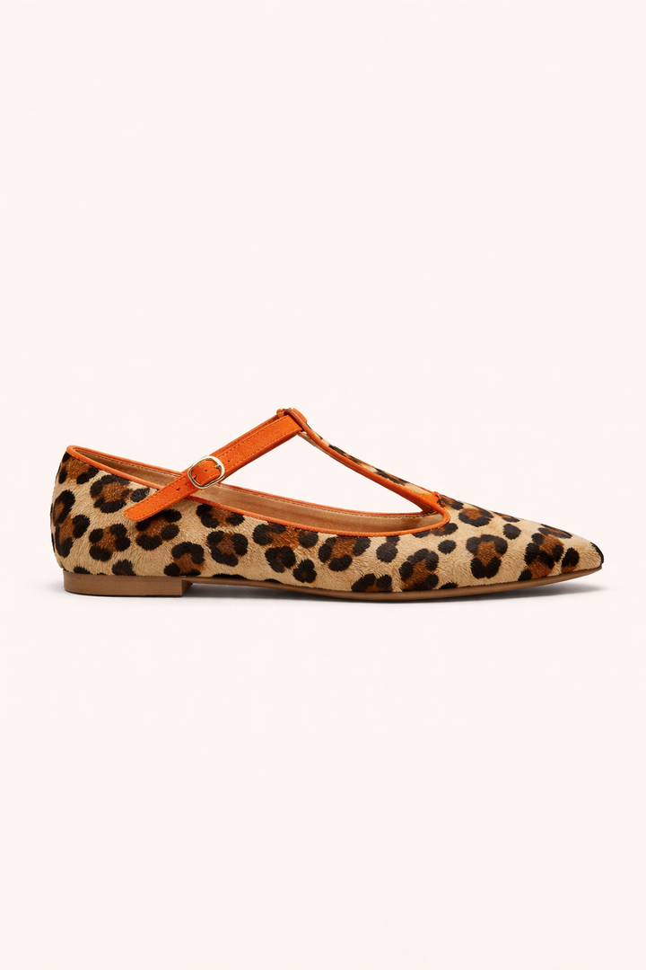 Ballerines pour femmes à imprimé animalier - Zirela