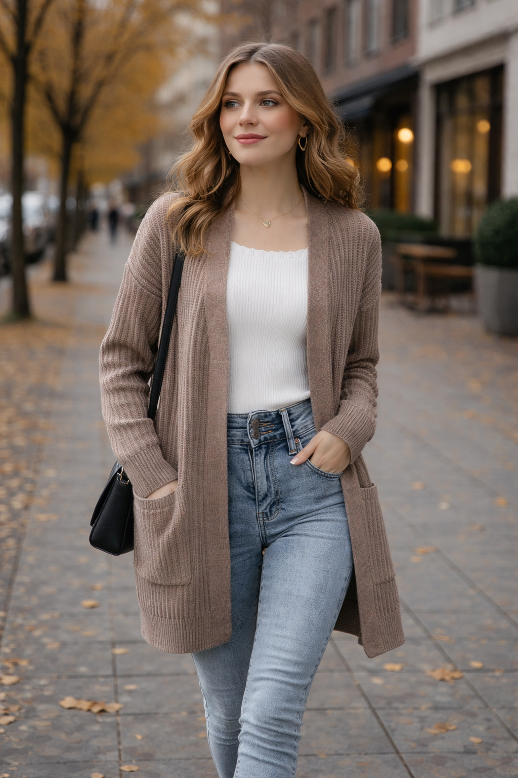 Gilet tricoté pour femmes - Liv