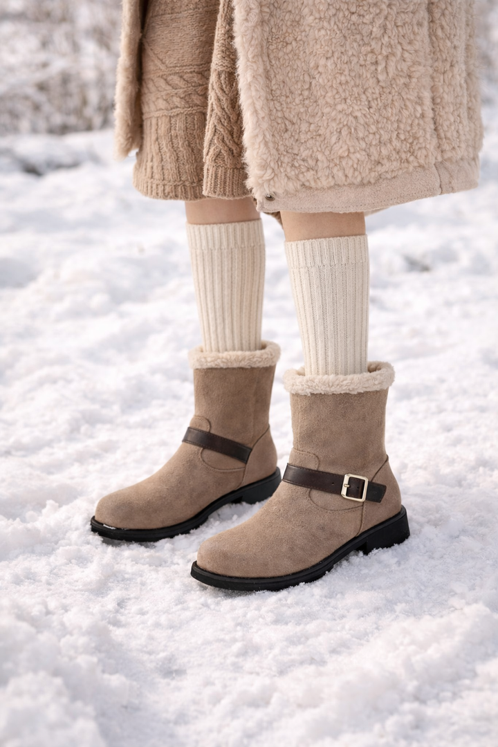 Bottines souples à silhouette étroite pour femme - Elvane