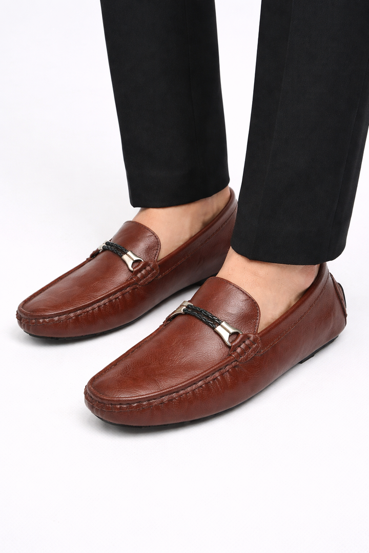 Mocassins en cuir pour hommes - Rykor