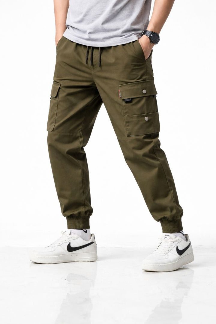 Pantalon cargo jogger avec poches pour hommes - Ivan