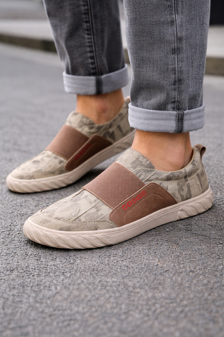 Chaussures de sport sans lacets pour hommes avec élastique - Nerix