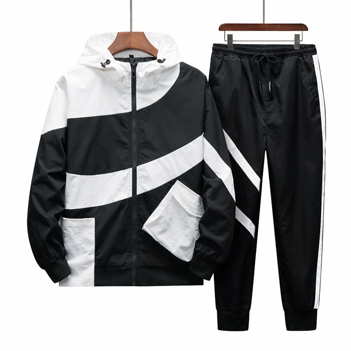 Ensemble sportif avec veste à capuche et pantalon de jogging - Larex