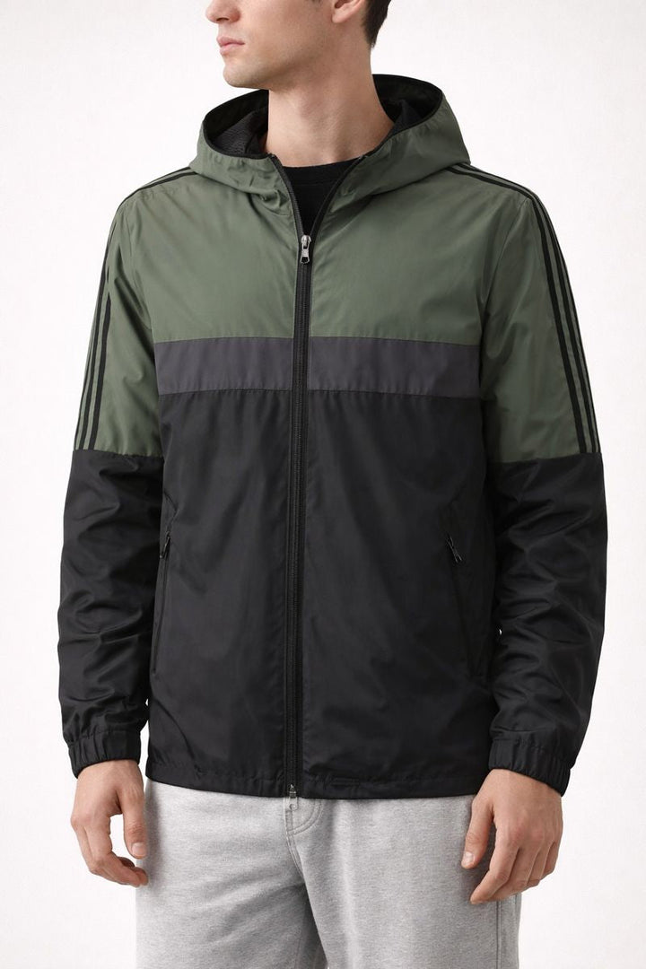Veste légère pour homme avec capuche et fermeture éclair - Virex
