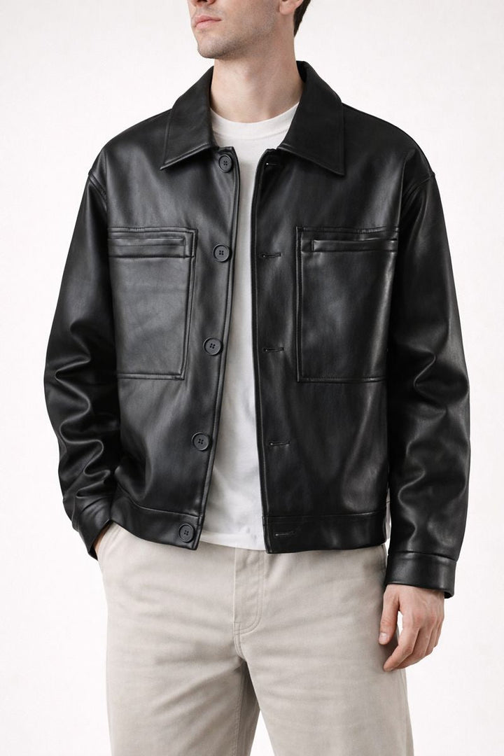 Veste avec fermeture à boutons et poches avant - Orvex