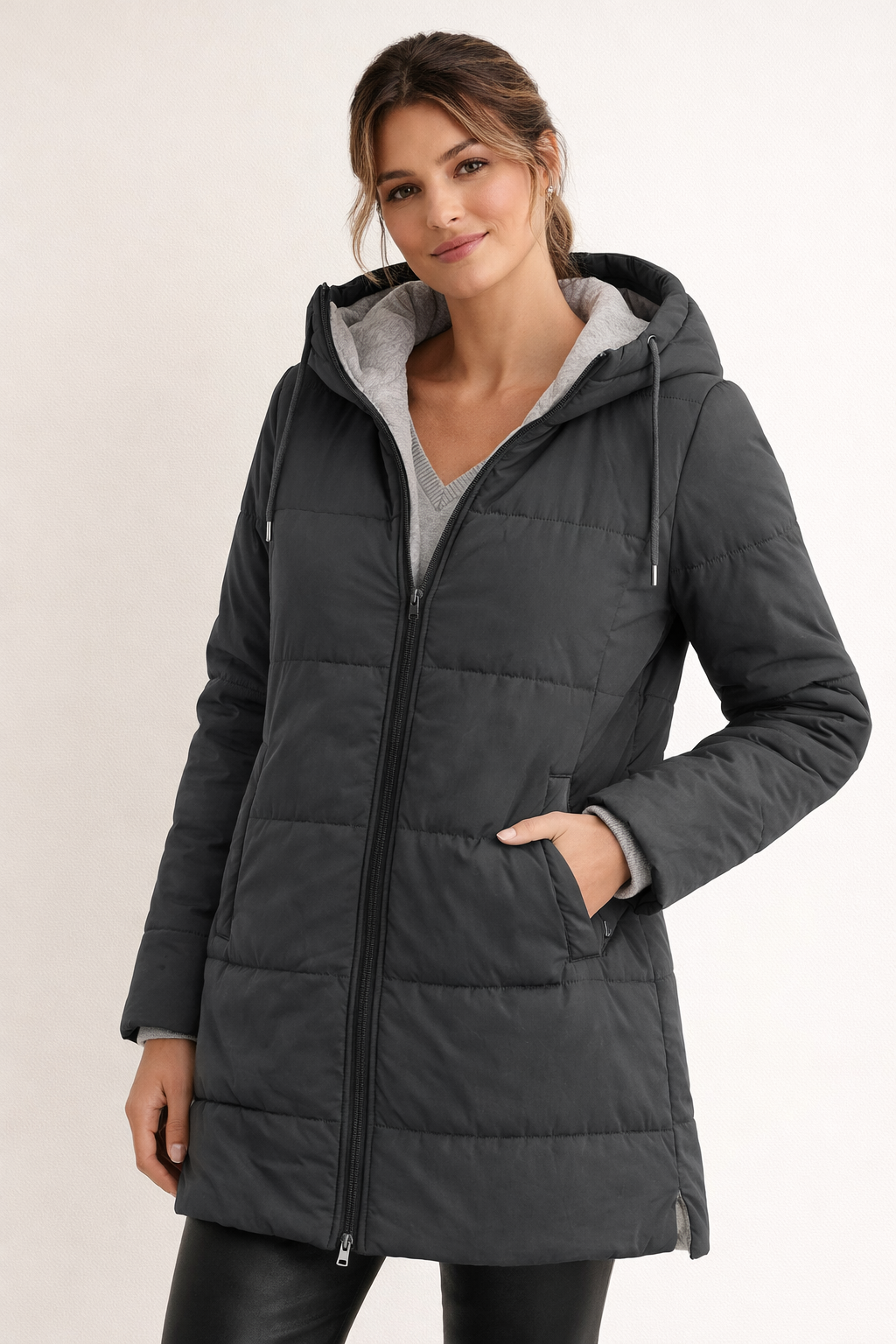 Veste matelassée légère à capuche pour femme - Lirene