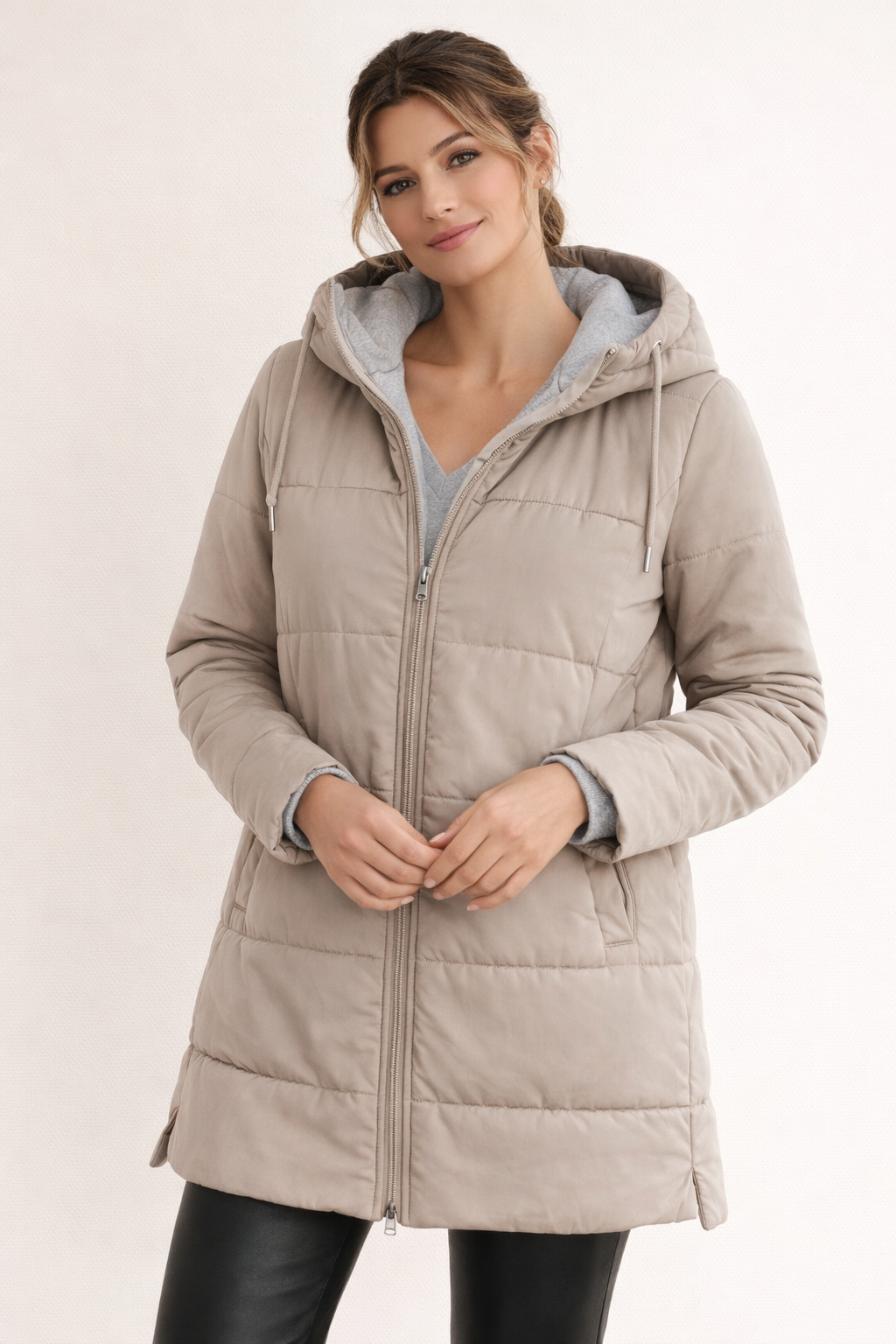 Veste matelassée légère à capuche pour femme - Lirene