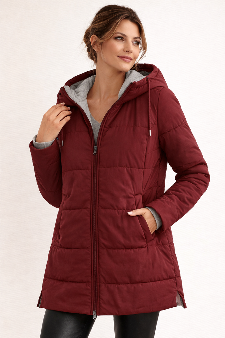 Veste matelassée légère à capuche pour femme - Lirene