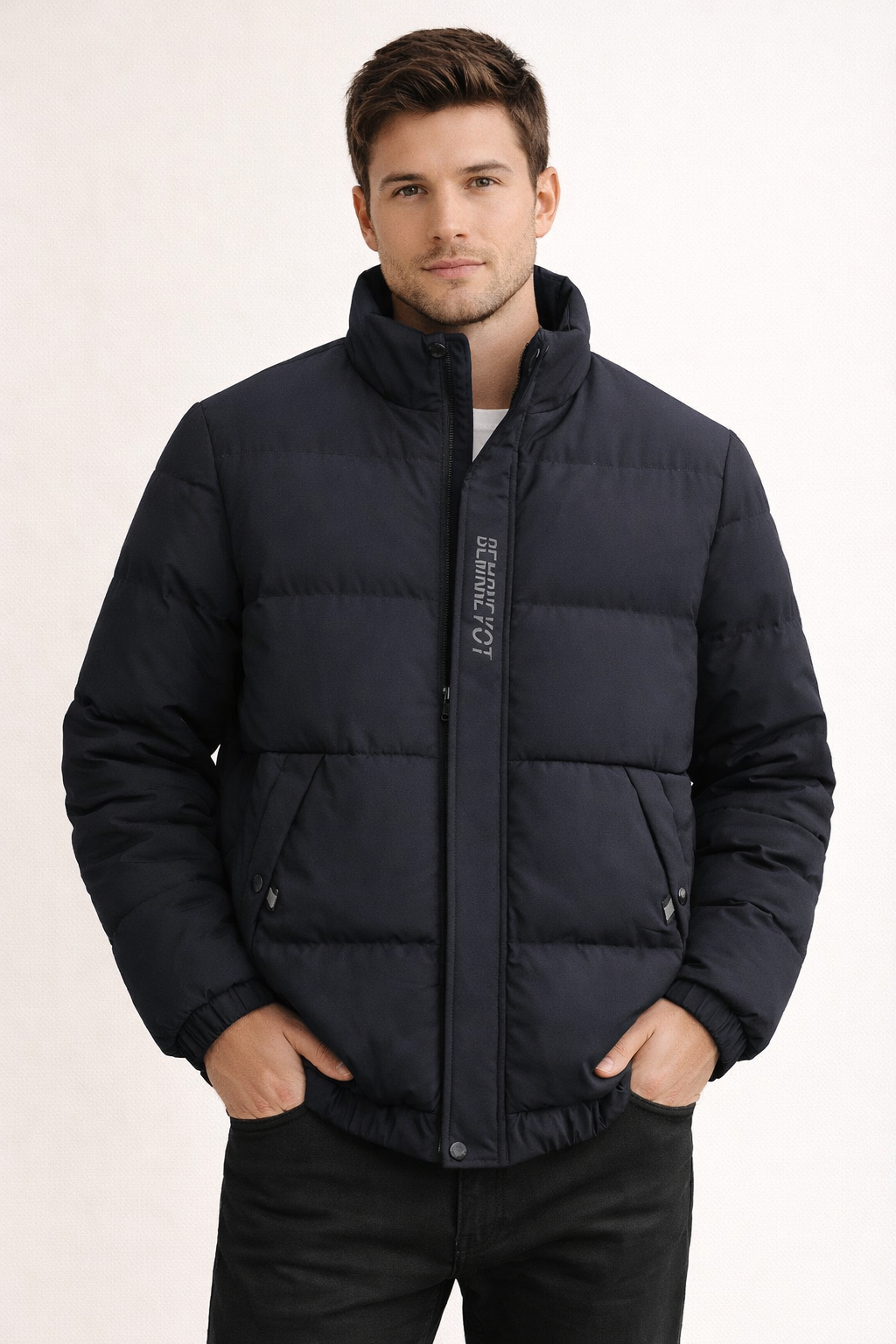 Veste matelassée à col montant pour homme - Brevon