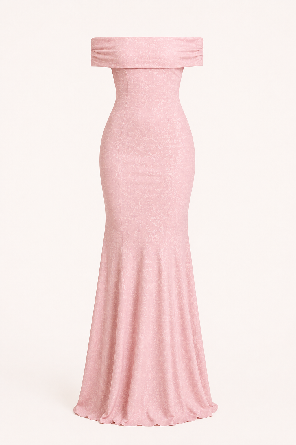 Robe longue de sirène pour invitée de mariage, élégante coupe sirène décolletée - Anja
