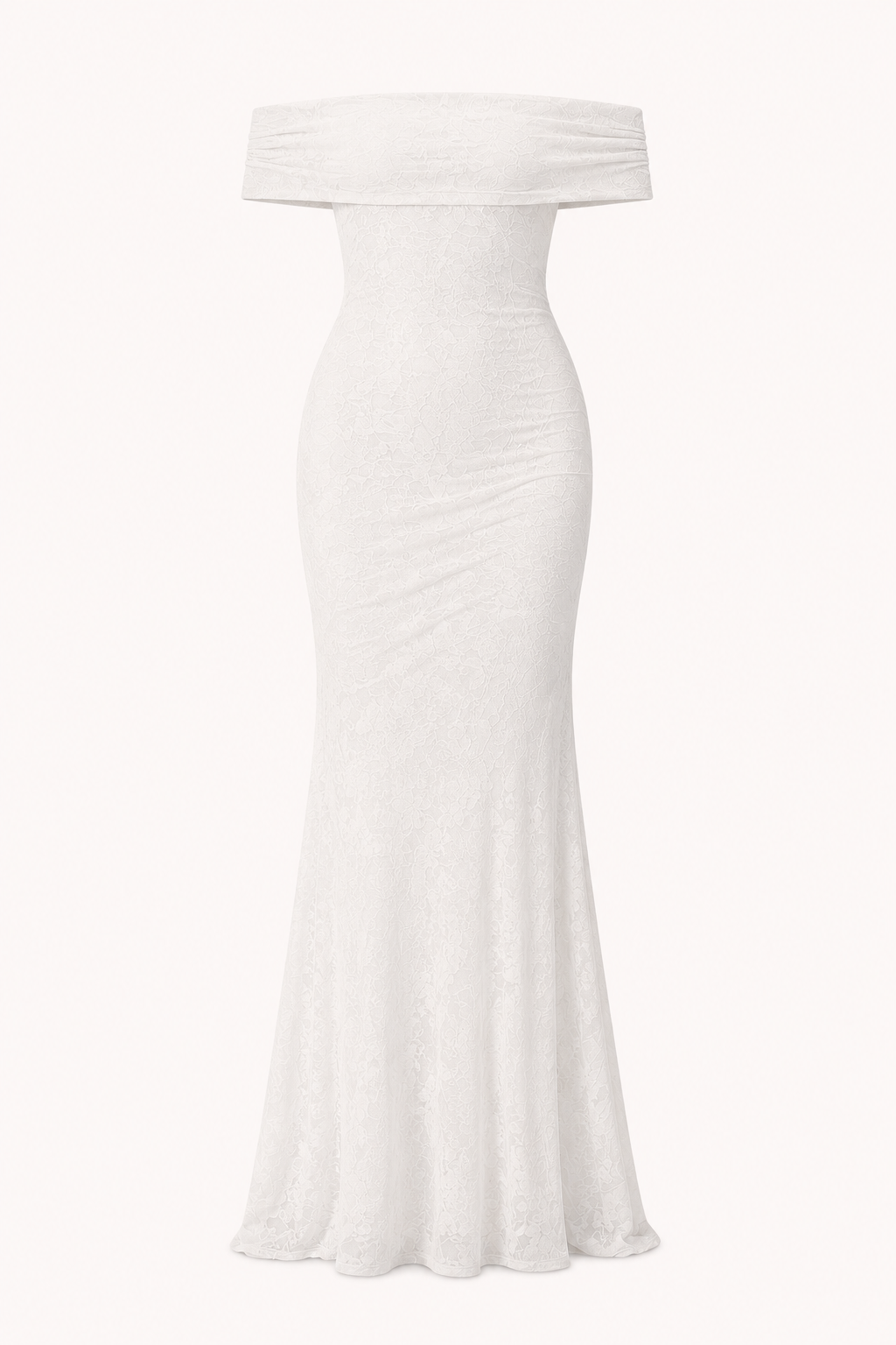 Robe longue de sirène pour invitée de mariage, élégante coupe sirène décolletée - Anja