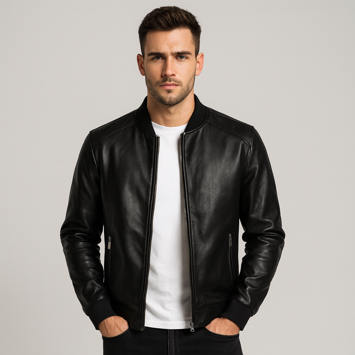 Veste en cuir pour homme - Valberg