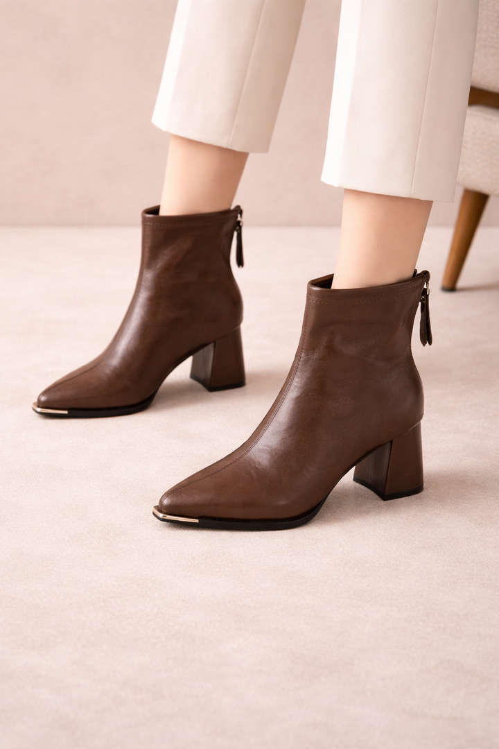 Bottines à bout pointu pour femmes - Baeza