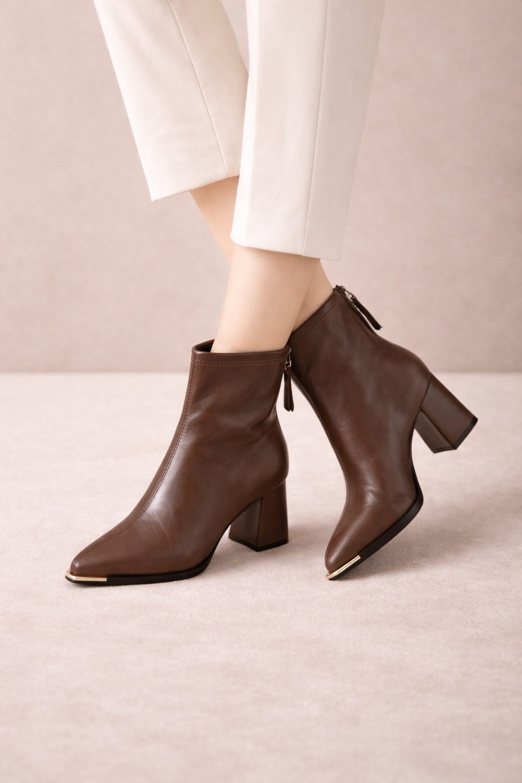 Bottines à bout pointu pour femmes - Baeza