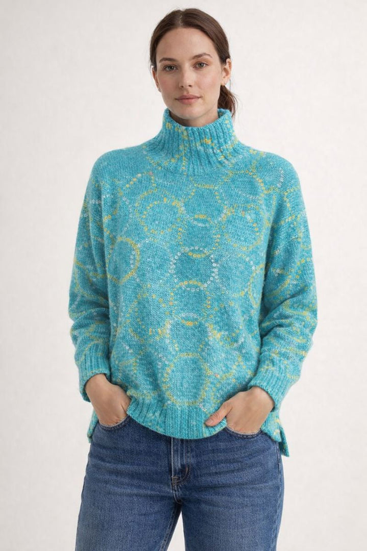 Pull à col roulé ample pour femmes - Nerava
