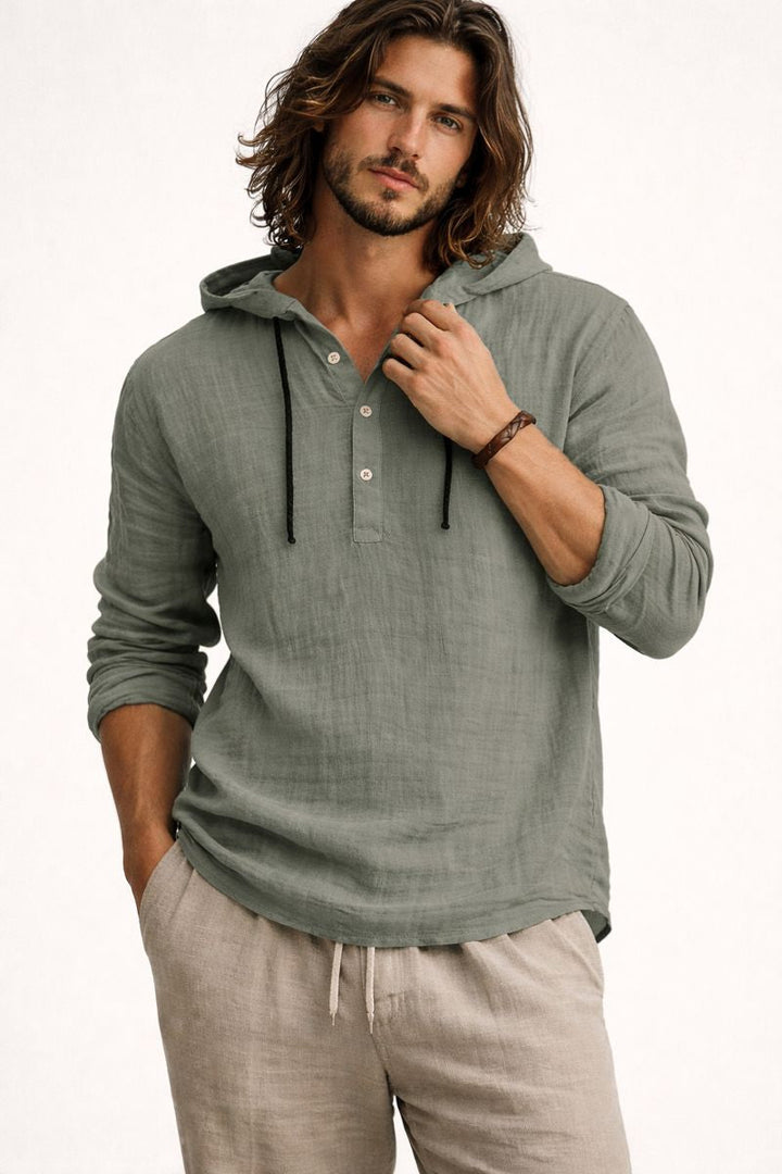 Chemise coupe droite pour hommes - Tarev