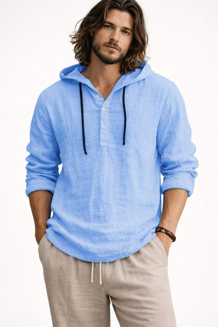 Chemise coupe droite pour hommes - Tarev