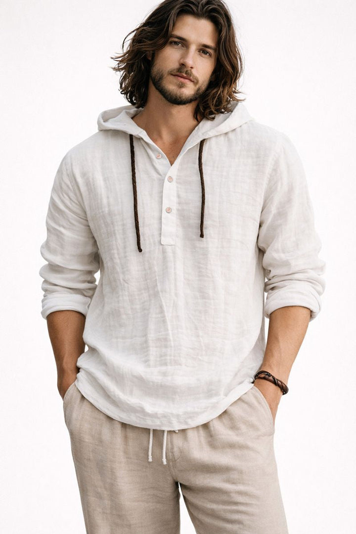 Chemise coupe droite pour hommes - Tarev