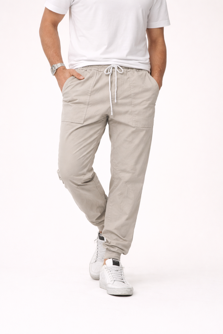 Pantalon jogger fuselé pour hommes avec cordon de serrage et poches - Falk