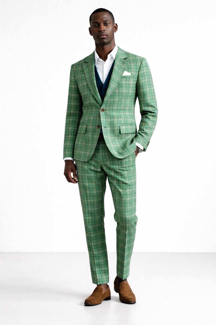 Costume croisé élégant pour hommes - Oriven
