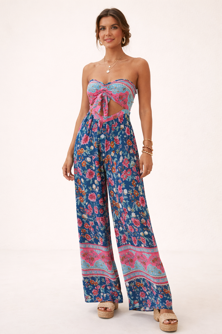 Combinaison de plage à imprimé floral pour femmes - Ottilie