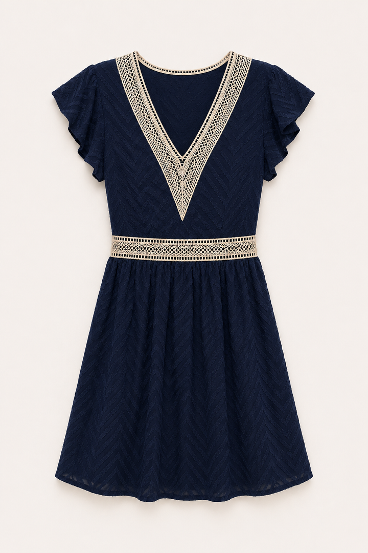 Robe d'été bohème à manches courtes pour femme - Maja