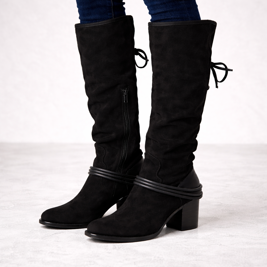 Bottes hautes à lacets pour femmes - Sheryl