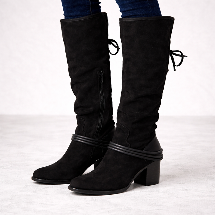 Bottes hautes à lacets pour femmes - Sheryl