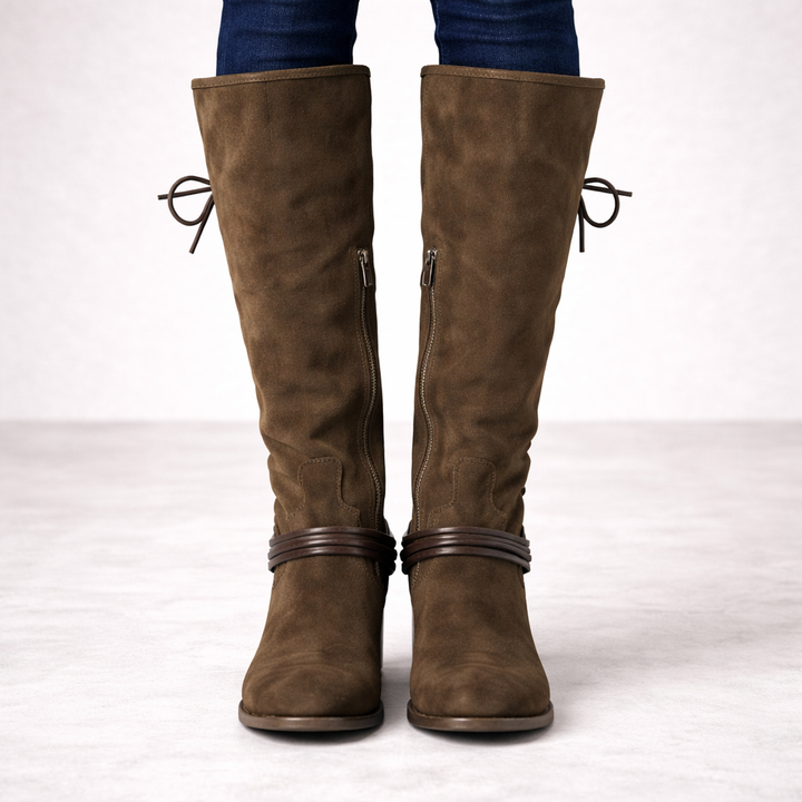 Bottes hautes à lacets pour femmes - Sheryl