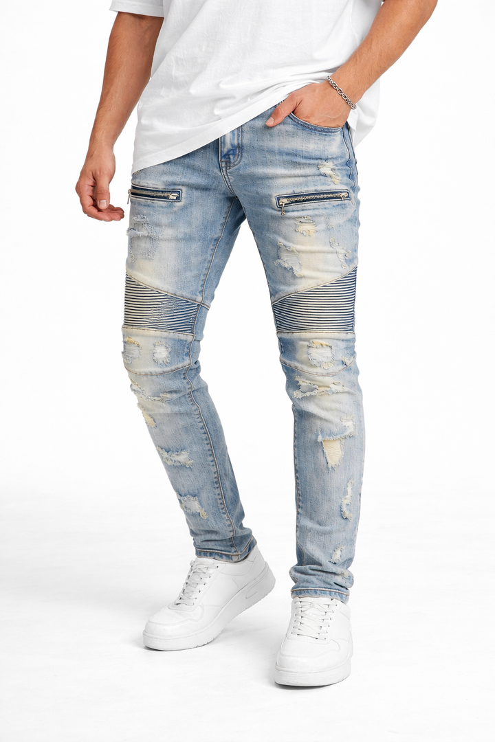 Jean skinny biker pour homme - Yrvar