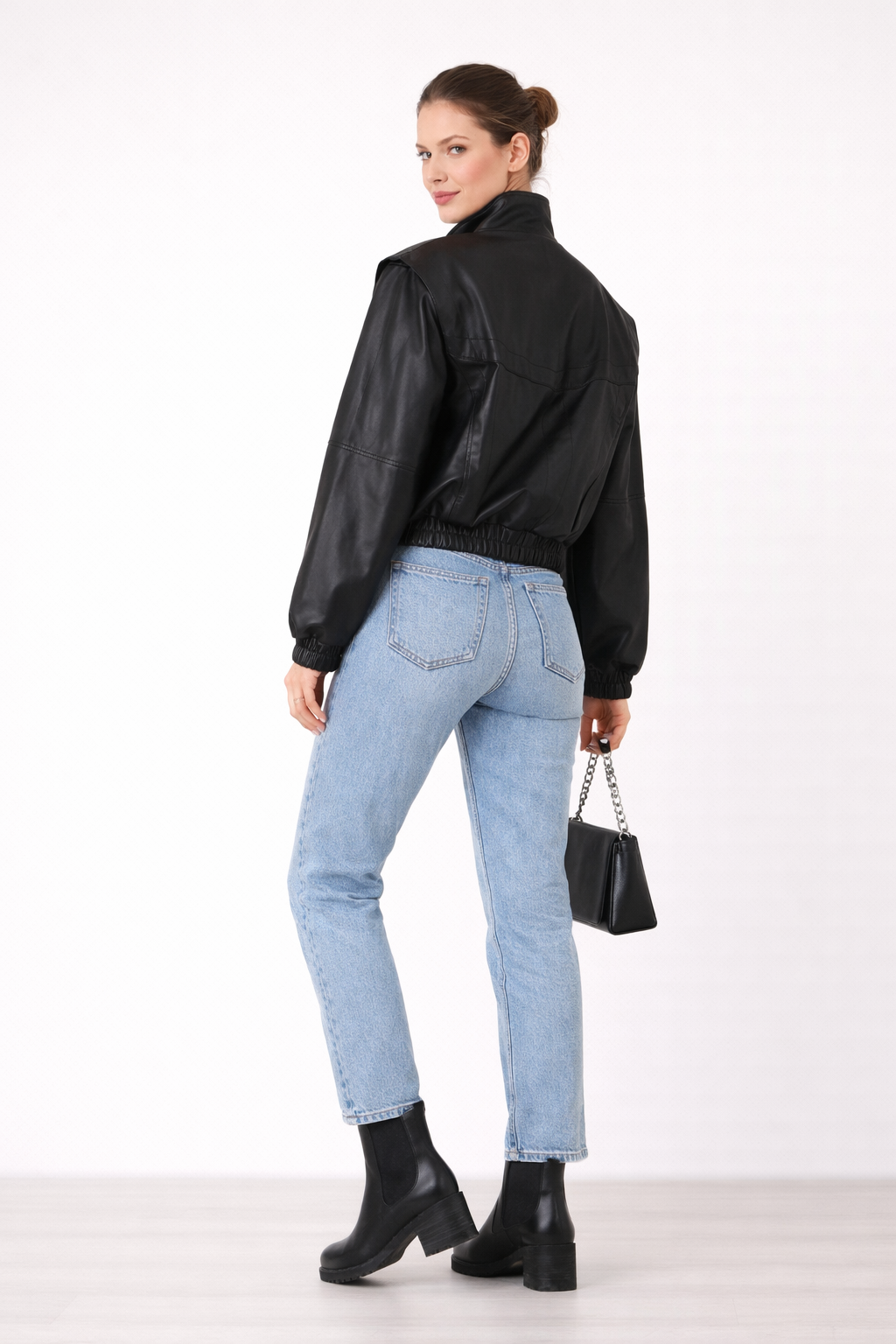 Veste courte à coupe droite pour femmes - Zirella