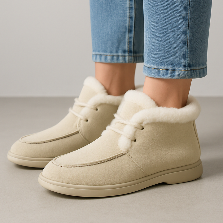Bottes d'hiver en daim pour femmes - Lena