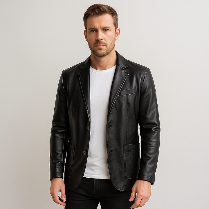 Veste effet cuir lisse homme - Maël