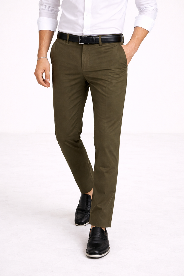 Pantalon chino jambe droite pour homme - Ivar