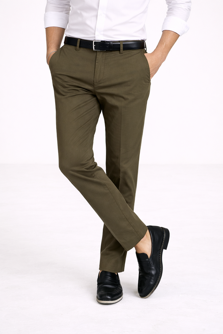 Pantalon chino jambe droite pour homme - Ivar