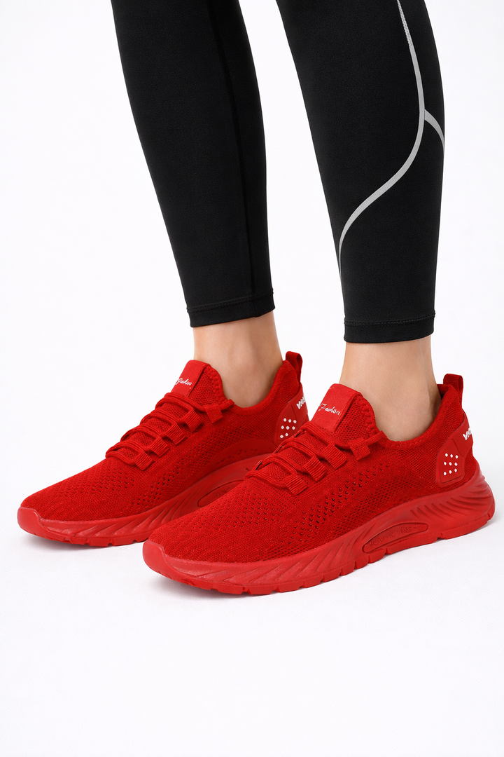 Chaussures de sport en maille extensible pour femmes - Sajeale