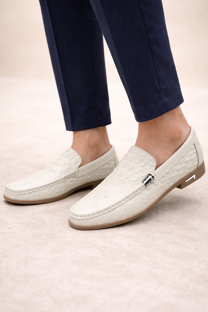 Mocassins élégants pour hommes avec bandes latérales - Owen