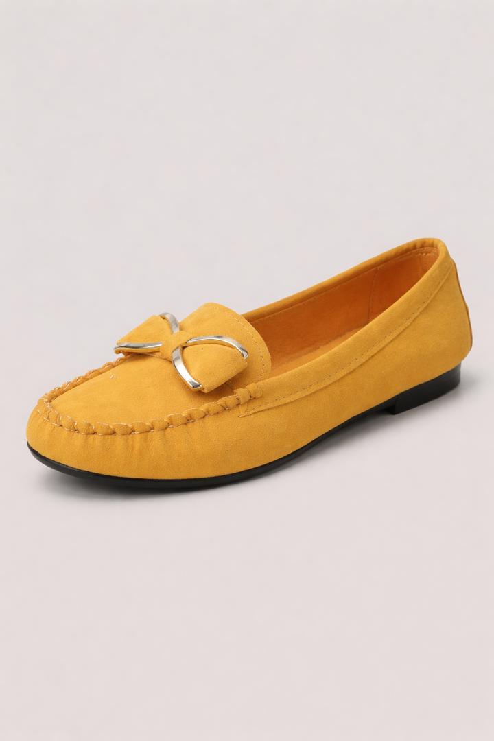 Mocassins à nœud métallique pour femmes - Beatrice