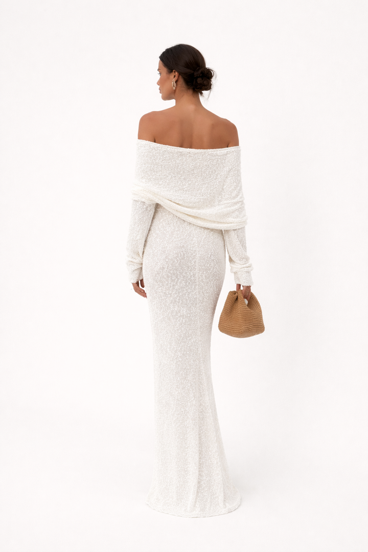 Robe longue décolletée pour femmes - Adelheid