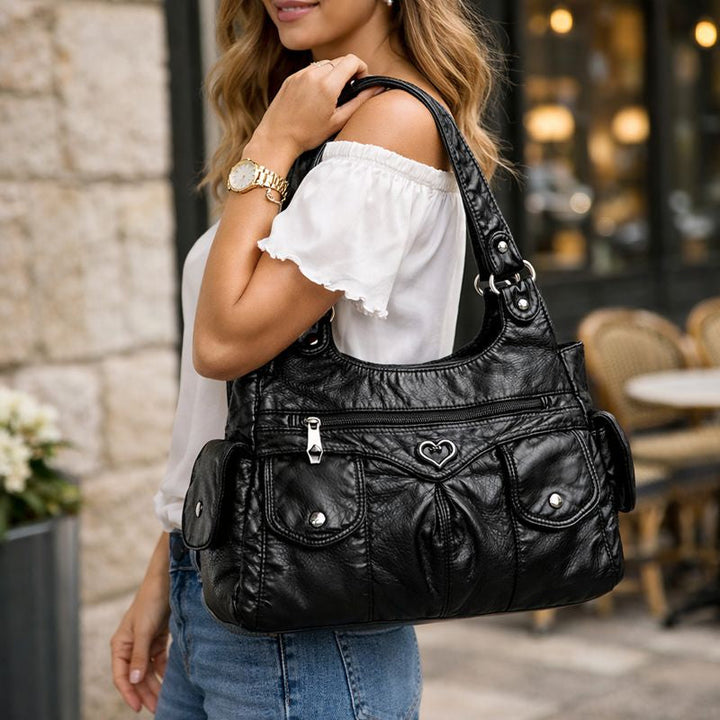 Sac à bandoulière pour femmes au design souple et fonctionnel