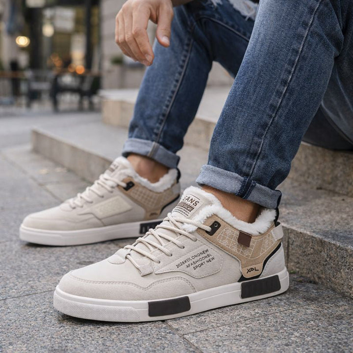 Chaussures de sport tissées pour hommes avec doublure en polaire - Eirikr