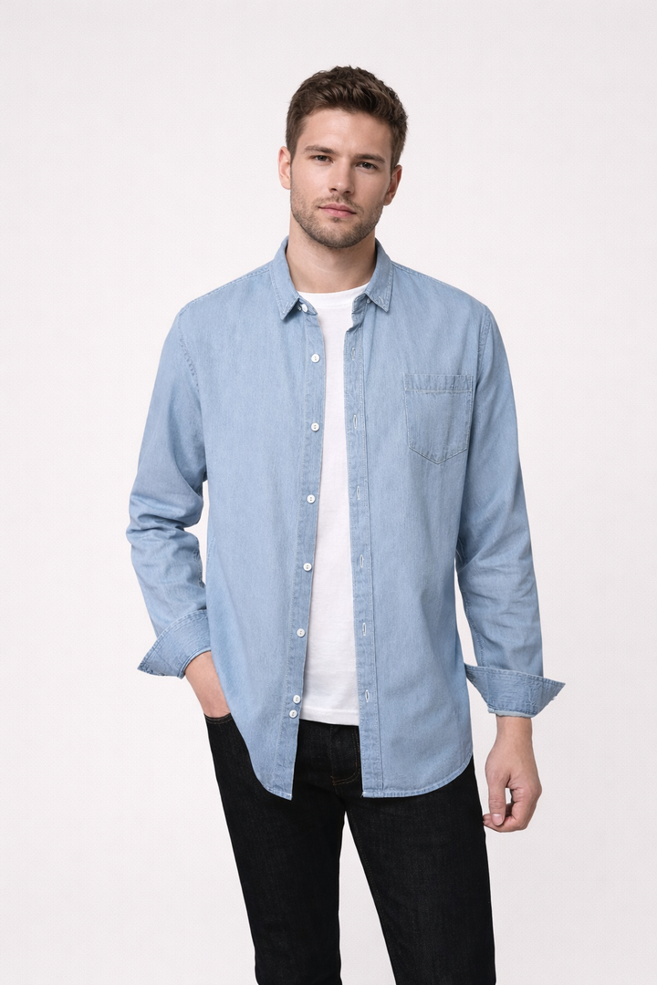 Chemise à boutons décontractée pour hommes - Dieter