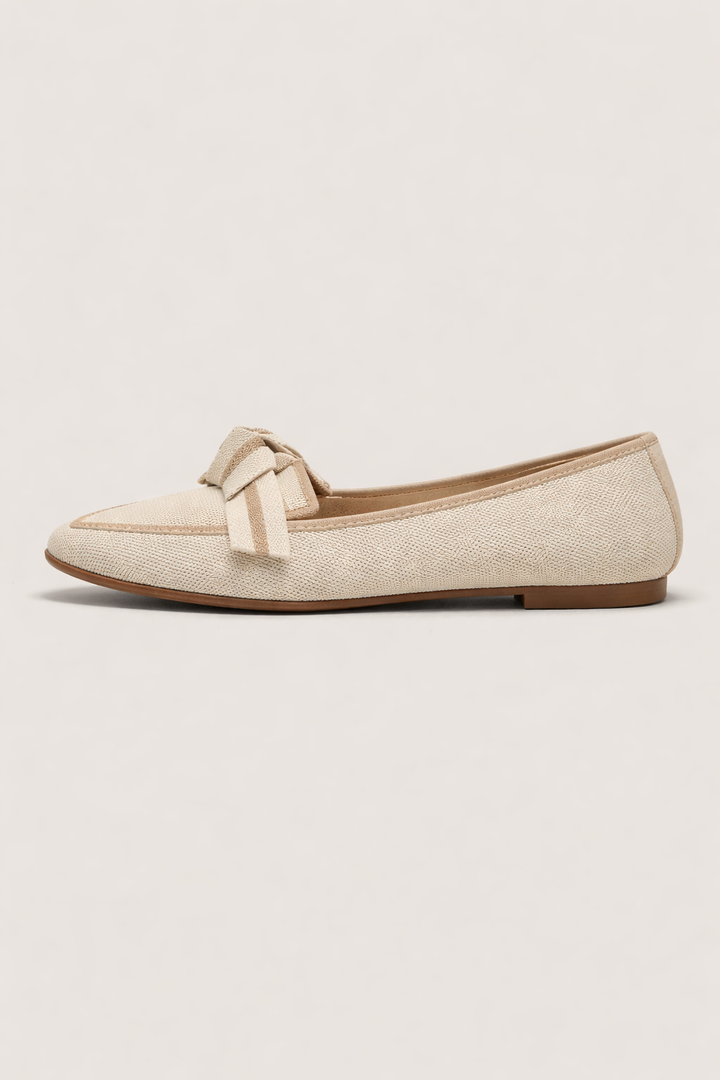 Chaussures plates à nœud tissé pour femmes - Selena