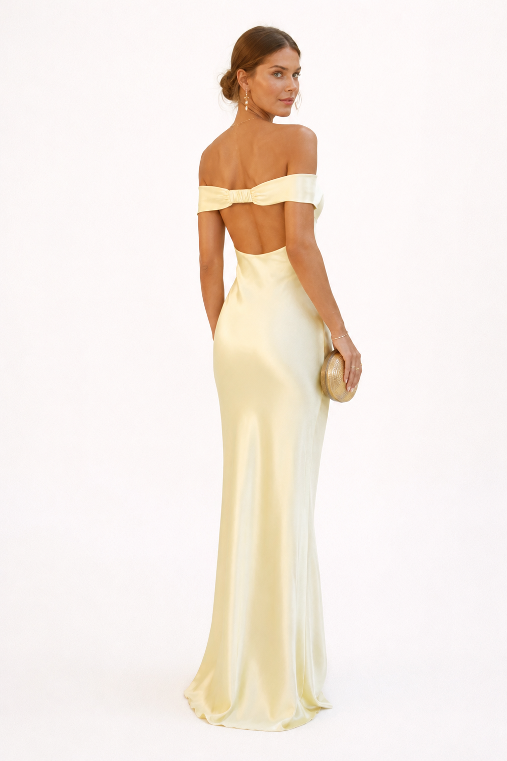 Robe de soirée longue et décolletée pour femmes - Lea
