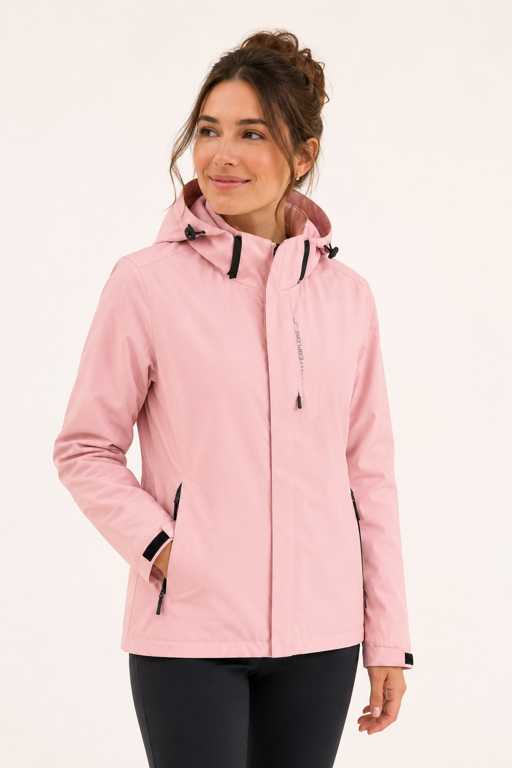 Veste unisexe imperméable et coupe-vent à fermeture éclair sur toute la longueur - Shocks