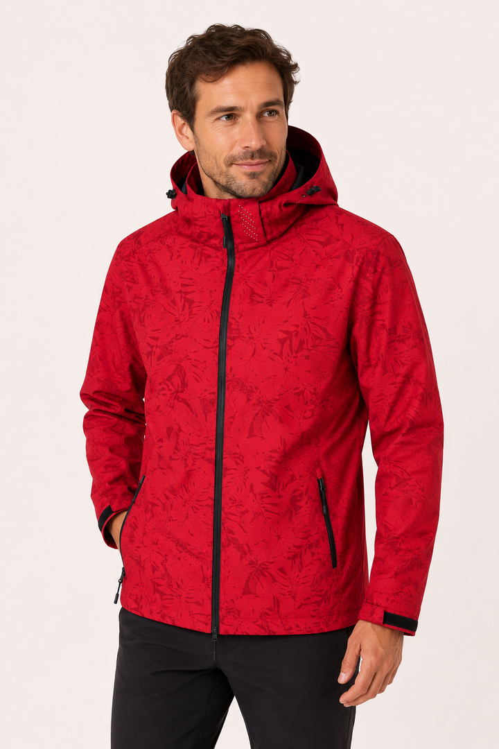 Veste coupe-vent légère unisexe à capuche et fermeture à glissière - Fassher